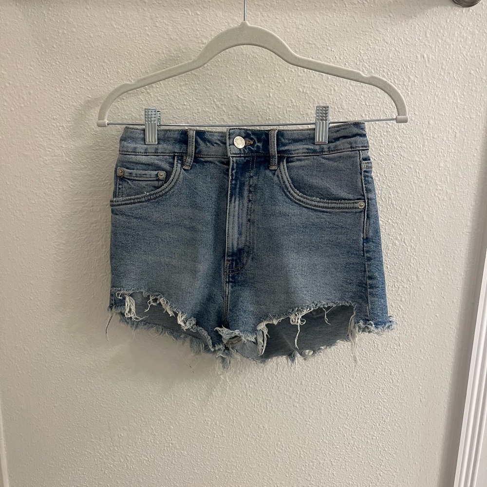 Zara Blue Denim Shorts